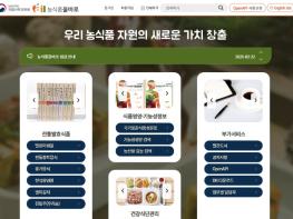 농촌진흥청, '국가표준식품성분 데이터베이스 10.3' 공개 기사 이미지