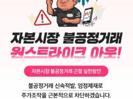금융위원회, 자본시장 불공정거래 원스트라이크 아웃! 기사 이미지