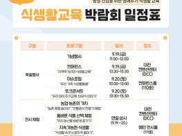 농식품부, 평생 건강을 위한 생애주기별 식생활 교육 함께 해요! 기사 이미지