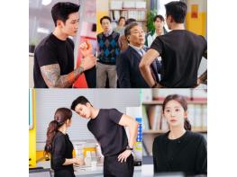 '스프링 피버' 전무후무 핫핑크빛 로맨스, 드디어 베일 벗는다! 안보현-이주빈, 숨 막히는 첫 만남 공개! 기사 이미지