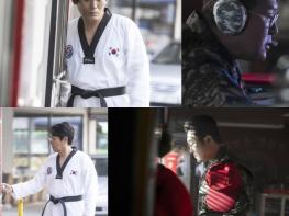 [SBS 김부장] 최대훈-윤경호, ＂이 아빠들 심상치 않다!＂ 날아 차기 노크 직전 X 비장한 집중, ‘포스 만점’ 컨테이너 비밀 접선!...두 사람 만난 이유는? 기사 이미지