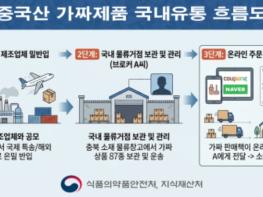 지식재산처, 중국산 위조 화장품과 건강기능식품 등 국내 유통 브로커 적발 기사 이미지