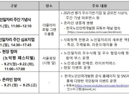 보건복지부, '일하는 즐거움, 당당한 어르신, 활기찬 대한민국' 노인일자리가 만들어 갑니다 기사 이미지