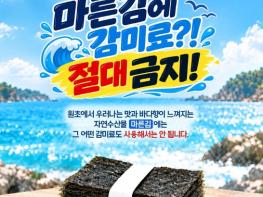 식품의약품안전처, 마른김에 감미료?! 절대 금지! 기사 이미지