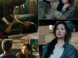 [SBS 닥터X : 하얀 마피아의 시대] 김지원, 목 졸린 채 '절체절명' 위기 포착! 극한 상황에 처한 과거 스틸 공개! 기사 이미지
